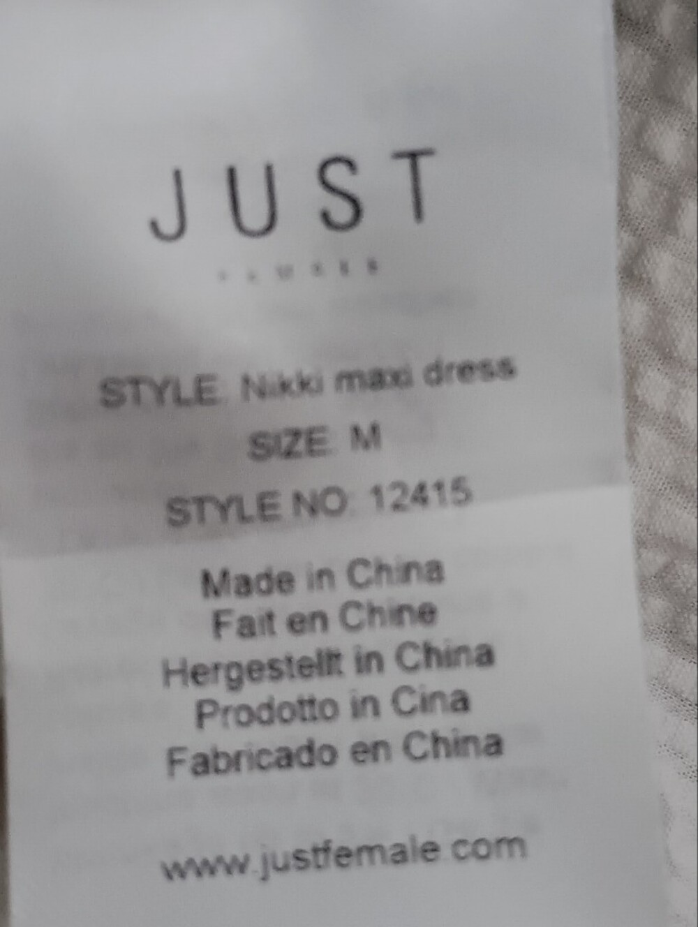 JUST Female Pastel Tie-Waist Midi Dress - Multi Pastel Colors Size M - Picture 15 of 16